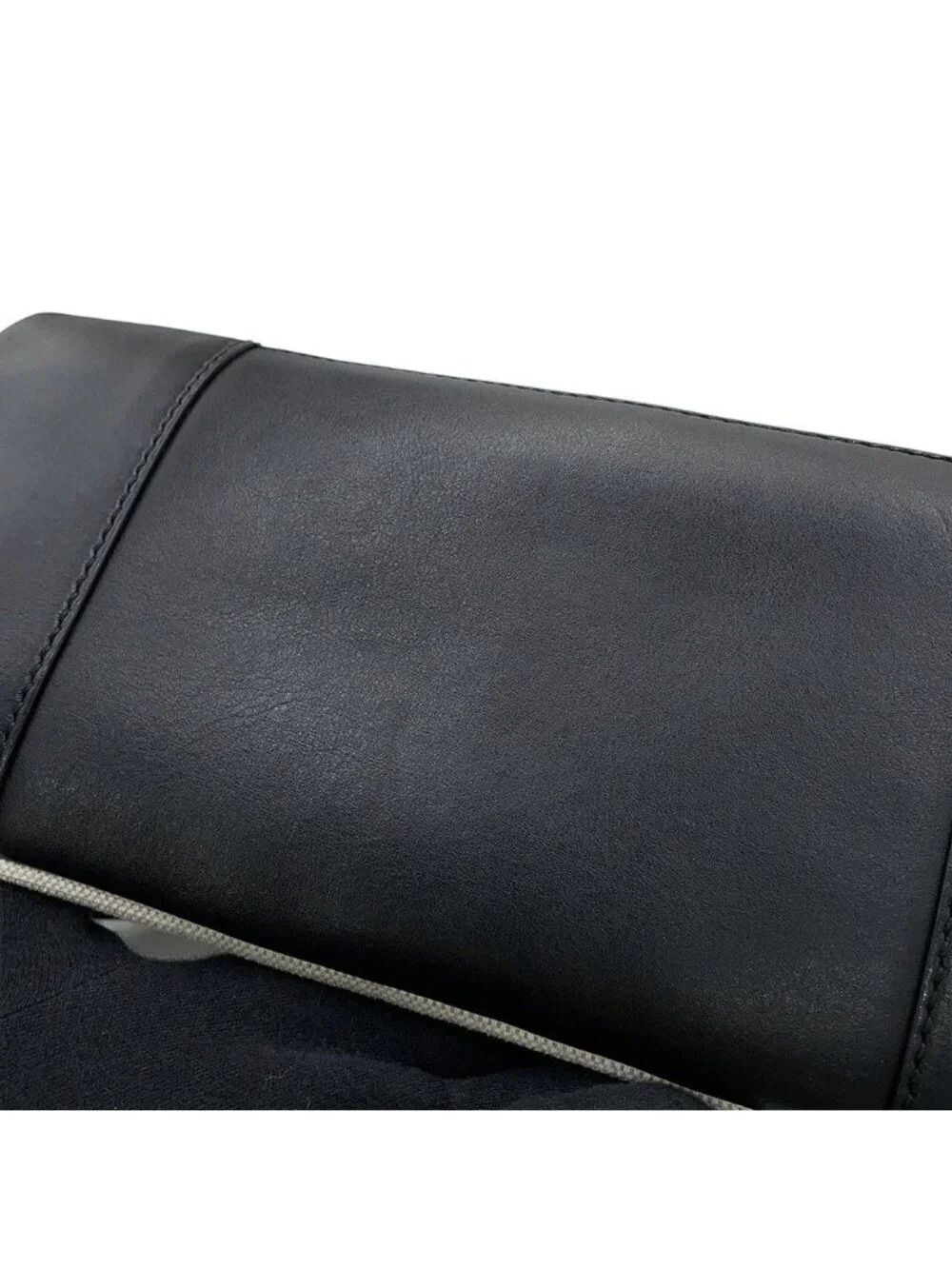 Balenciaga Backpack Navy Canvas Leather
